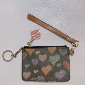 Dooney & Bourke Wristlet Change Purse Keychain